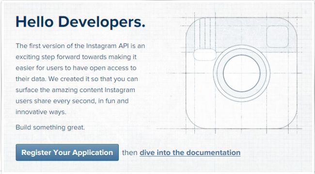 register your application